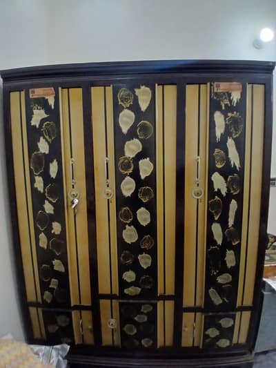 3 door safe almari