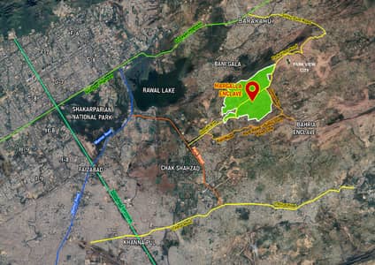 BEST LOCATION MARGALLA ENCLAVE 1 KANAL PLOTS