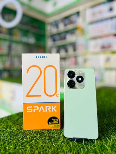 Tecno Spark 20C complete box 4/128 10/10 condition