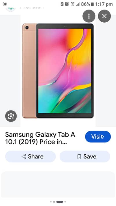 SAMSUNG GALAXY A 10 TABLET