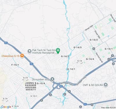 35*70 10 Marla plot for sale in G-14/2 Islamabad