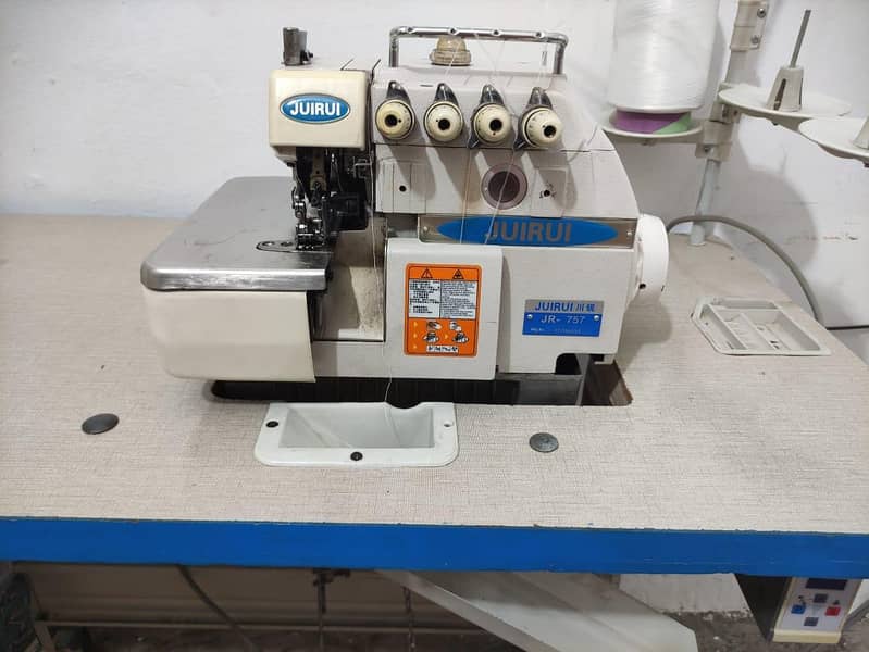 Safety overlock machine 1
