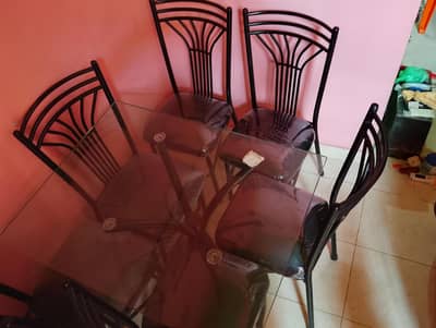 Dining table with chairs 6