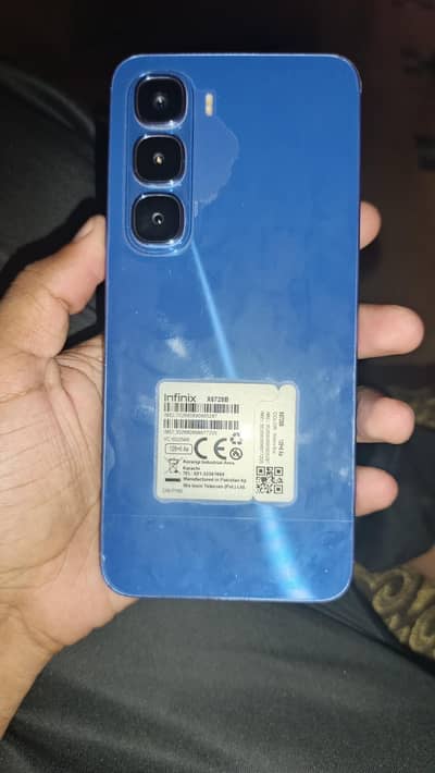 Infinix Hot 60i 6/128 storage with box and charger