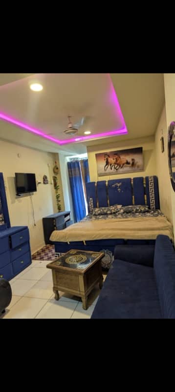 Per Day One Bed Fully Furnished Apartment Available in Islamabad