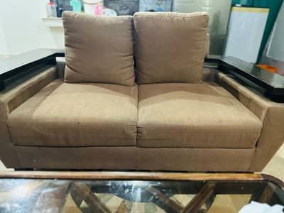 6 Seater Sofa Set Brown