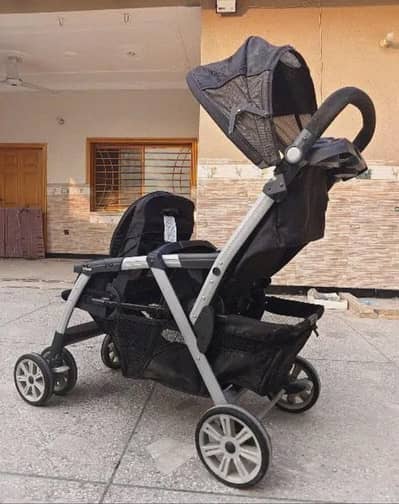 Chiccoo Imported Twins Baby Stroller / Pram - Excellent Condition
