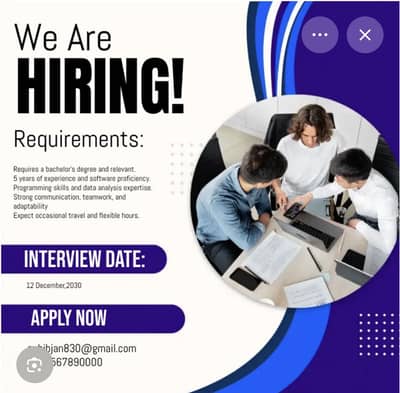 1) OFFICE WORK AND ONLINE WORK AVAILABLE FOR MALES AND FEMALES