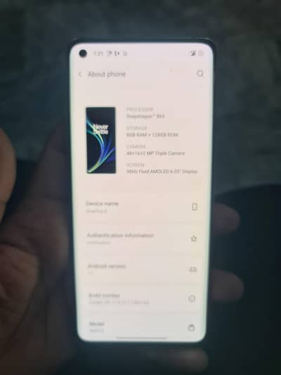 One Plus 8 8/128 dual pta