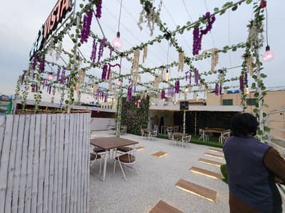 1 Kanal Spacious Rooftop Available for Rent on Khayaban-e-Jinnah Road Ideal for Caf & Restaurant