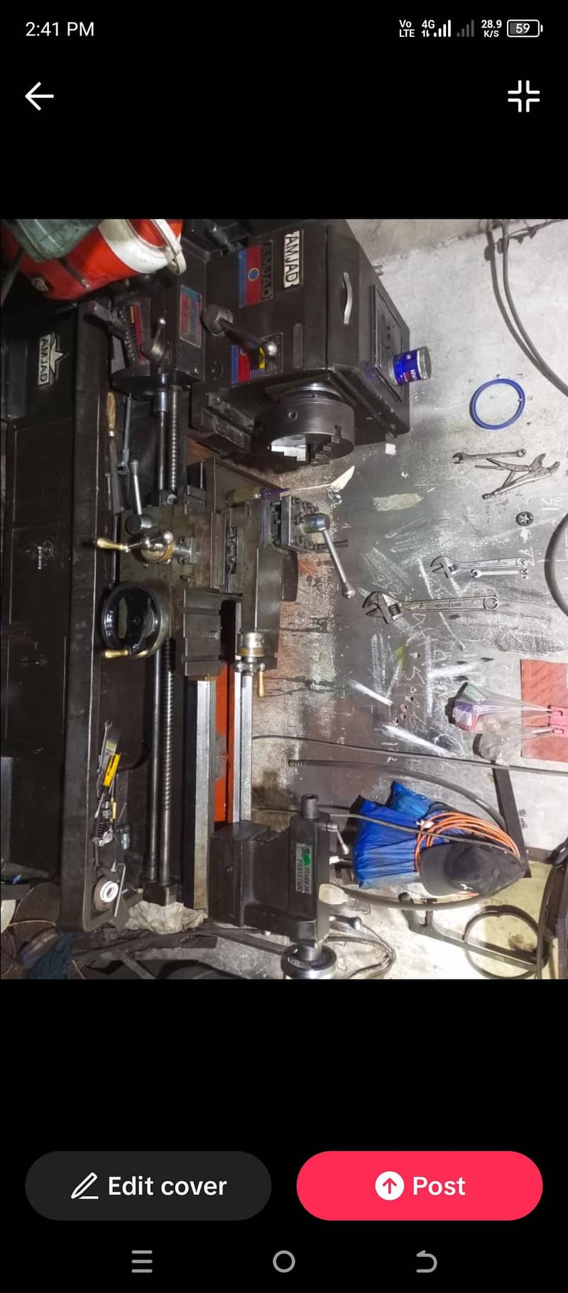 Lathe machine 1