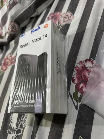 Xiaomi Redmi Note 14 Just box Open 8/256 Gb new phone
