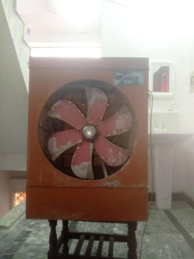 Heavy Duty 6 Blade Air Cooler – Motor & Pump Working