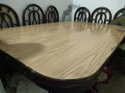 Dining table and chairs