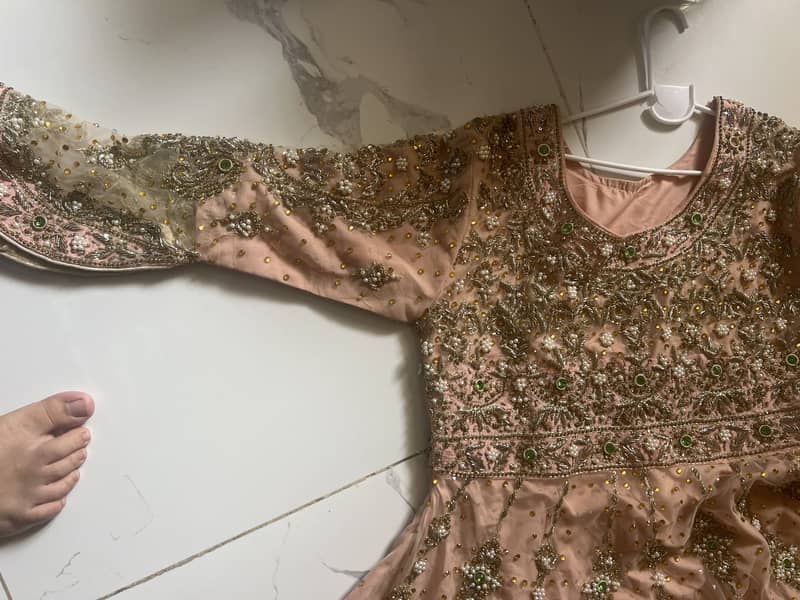 bridal dress good condition brand new for sale 6