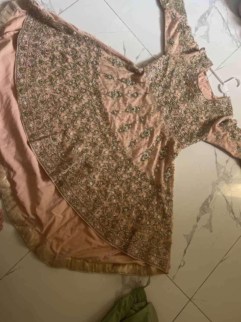 bridal dress good condition brand new for sale 7