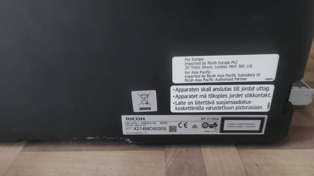 Ricoh printer 1