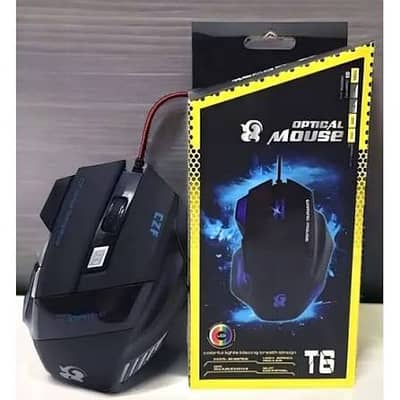 T6 Gaming Mouse – Precision Control & Comfortable Design