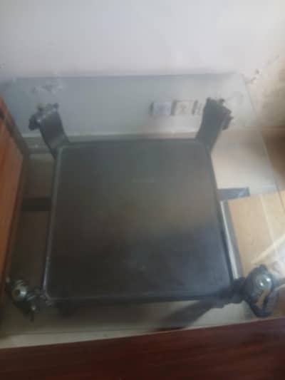 Glass center table