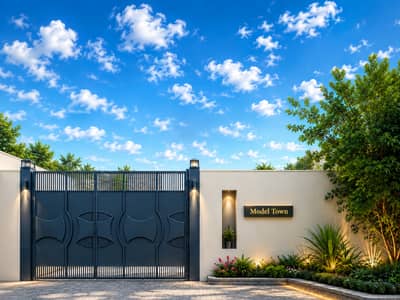Prime 1 Kanal Plot For Sale In Model Town Extension Lahore (Main 50 Feet Road, Clean Dimensions)