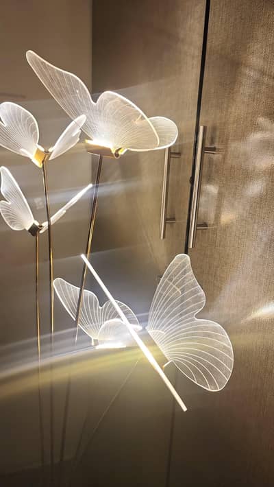 Butterfly metal floor Lamp