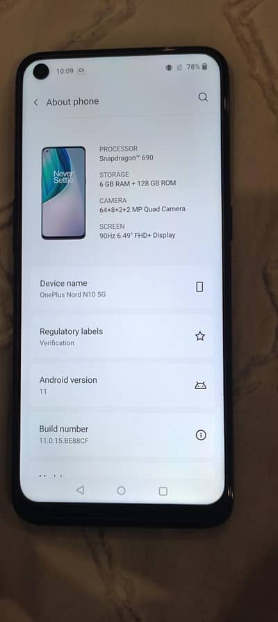 One Plus Nord N10