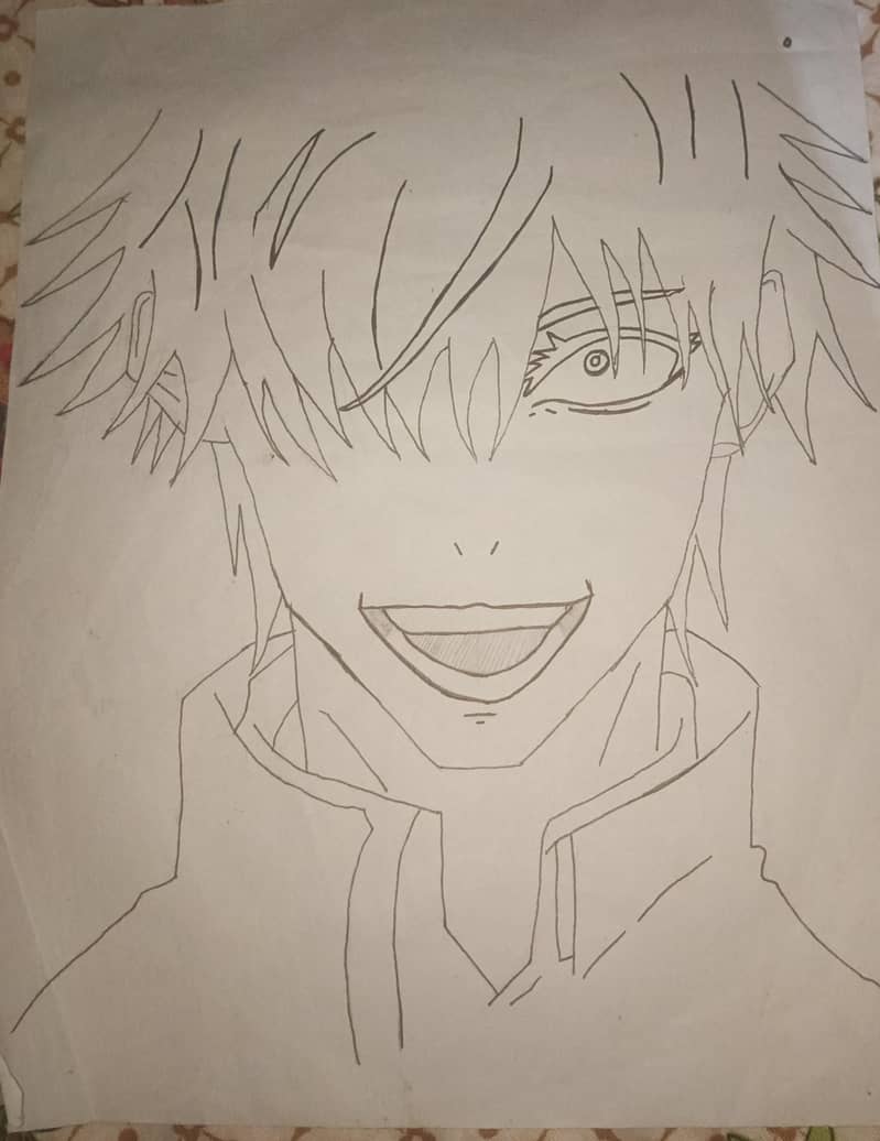 gojo drawing 0