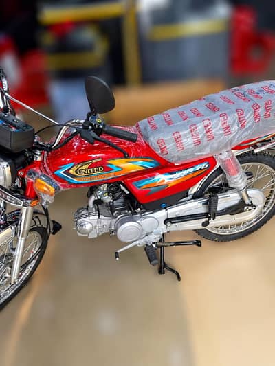 united us 70 2027 model new sticker brand new 56km bike chli hai