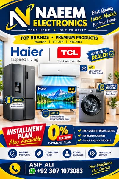 Home Appliances | Refrigerator | AC | Washing Machine | Smart LED