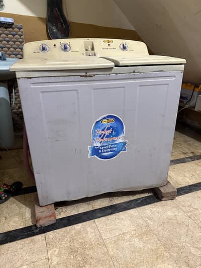 Super Asia machine washing spinner and washing dono all Ohk