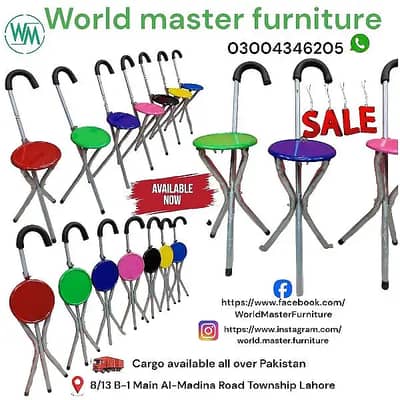 stick stool/stick/ stick chair/ folding chair/Namaz chair/picnic chair