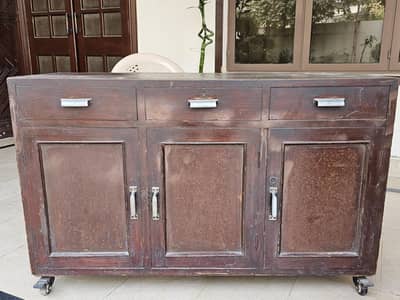 Wood cabinet