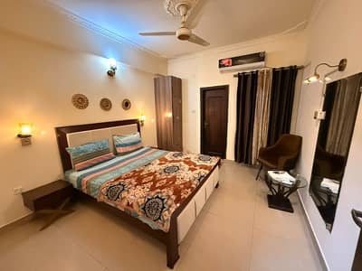 PEACEFUL STAY IN ISLAMABAD 2BED APARTMENT AVAILABLE FOR RENT ON DAILY WEEKLY BASIS IN ISLAMABAD