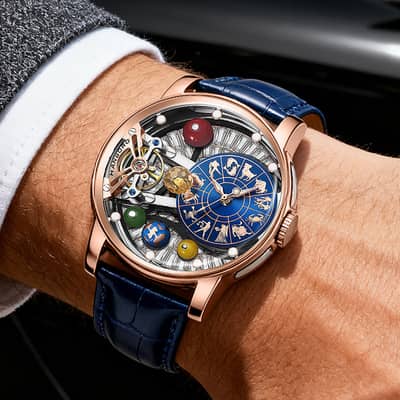 Astronites Automatic Watch for Men - Skeleton Mechanical Watch - Brand