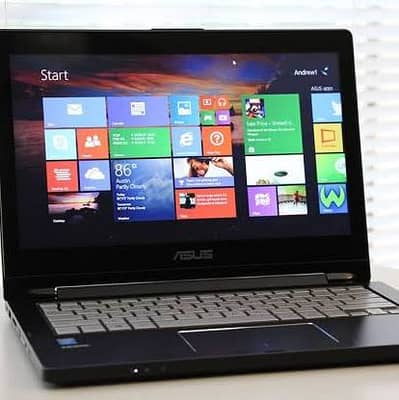 ASUS Core i5 4th generation touch screen laptop with 360x rotation