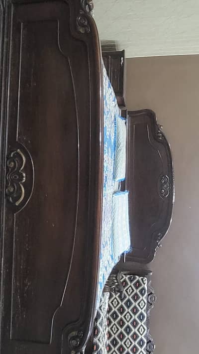 Bed dressing and sidetable