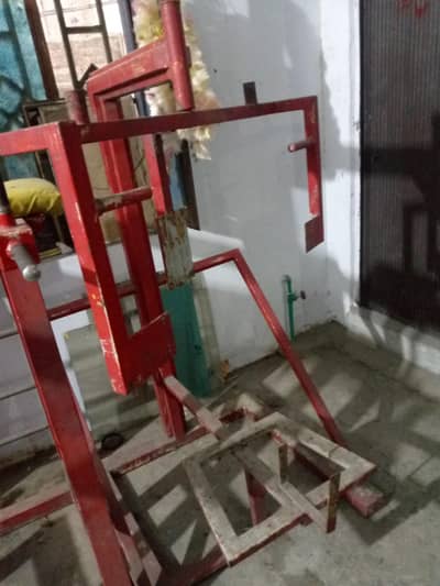 Commercial gym used twister & squat stand for urgent sale. . . . .