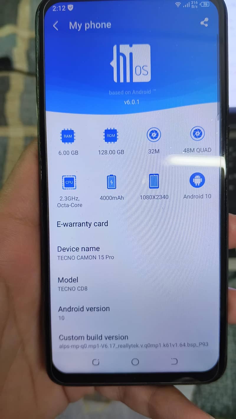 Tecno CAMON 15 Pro 5