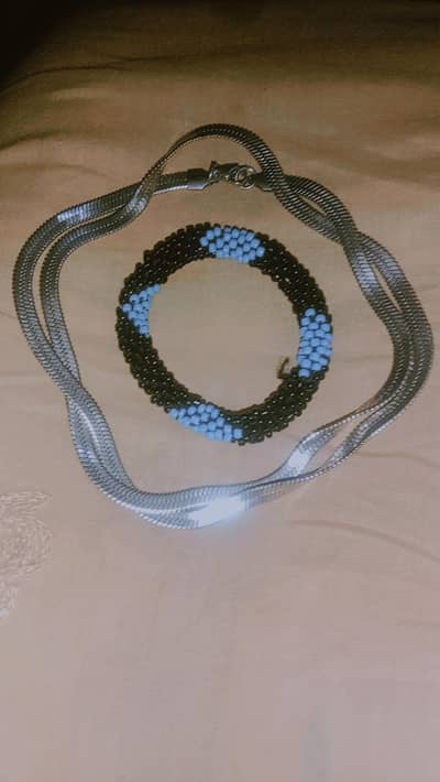 silver snake chain necklace