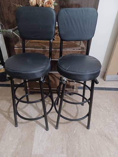 Kitchen High stools| Almost new condition|Pair of 2