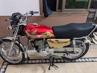 Honda CG 125 Gold Edition | 2026 Model | Self Start | 2,000 KM Driven