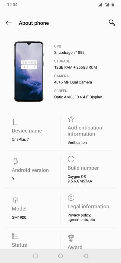 One Plus 7