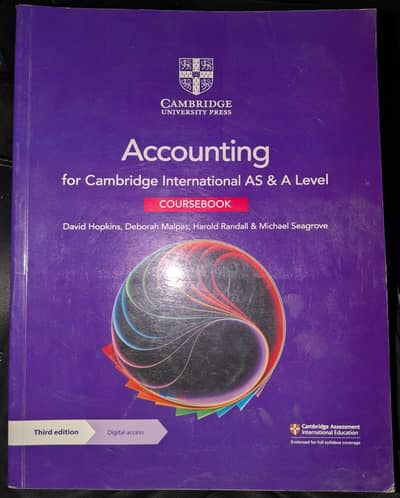 A levels Accounting Book