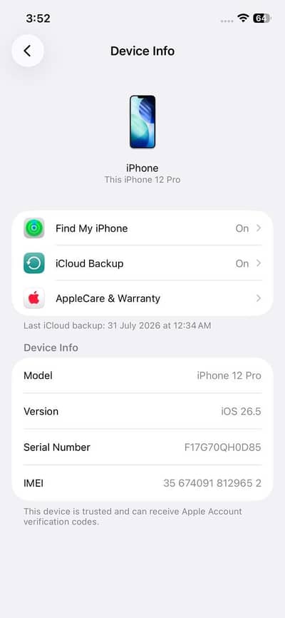 I phone 12 pro