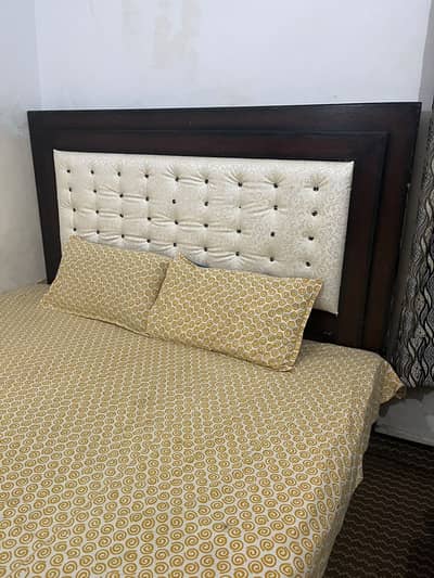 Double bed with mattress