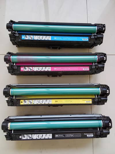 HP CP5525 Color Toner Cartridge Set (4 Pcs) Original Japan