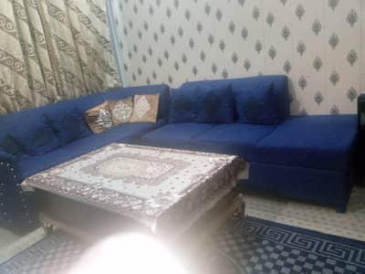 L shaped sofa