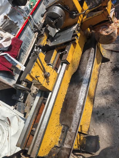 Lathe machine 5.5 foot and press machine