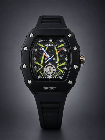 Black Auliter, Sport Brand Mens Watch