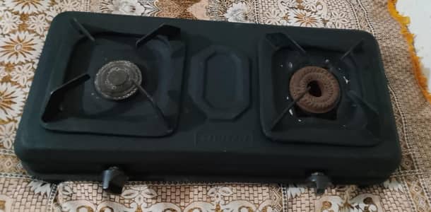 portable black tow - burner good condition